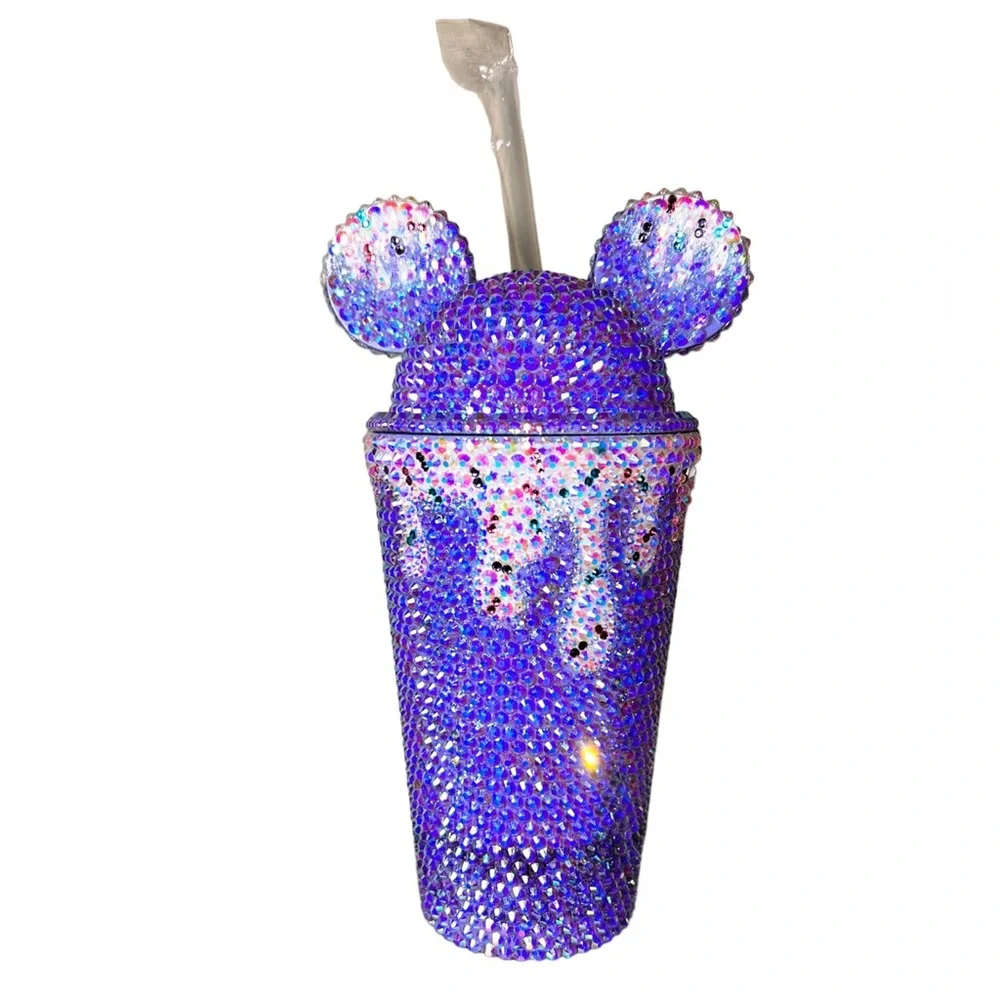 🛑 CLEARANCE Handmade bedazzled Mickey ears tumbler/cup 16oz - Picture 5 of 6